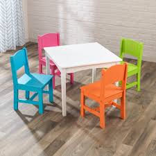 Kidkraft Nantucket Table 4 Chair Set Bright Walmart Com In 2020 Ikea Kids Chairs Kids Chair Makeover Chair Set