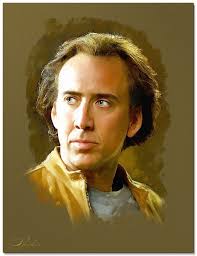 Stars Portraits Portrait Of Nicolas Cage By Shahin 2 Portrait Portrait Drawing Celebrity Drawings