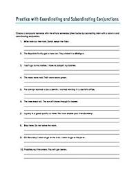 Choose from 500 different sets of flashcards about subordinating conjunctions on quizlet. Coordinating And Subordinating Conjunctions Worksheet Conjunctions Worksheet Subordinating Conjunctions Conjunctions