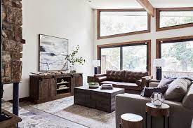 Mountain modern living room ideas. Modern Mountain Home Rustic Living Room Richmond By Circle Design Studio Houzz