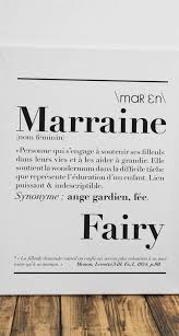 Affiche Definition Marraine Marraine Annonce Parrain Marraine Cadeau Parrain Marraine Bapteme