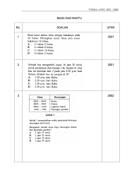 Masa dan waktu online exercise for 2. Notes Collection For Mathematics