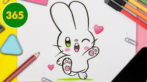 Watercolor animal clipart flowers borders | etsy. Comment Dessiner Un Lapin Kawaii Etape Par Etape Dessins Kawaii Faciles Youtube