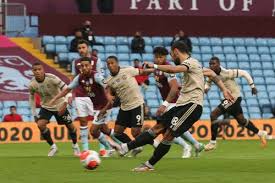 Aston villa, led by forward jack grealish, faces manchester united in an english premier league match at villa park in birmingham, england, on sunday, may 9, 2021 (5/9/21). Aston Villa V Man Utd 2019 20 Premier League