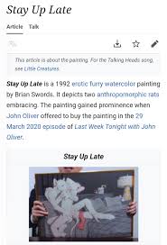 1 Venlil Enjoyer on X: John Oliver is absolutely a furry  t.coLcLiPmG4OY  X