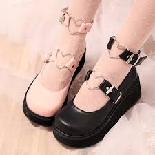 Color Pink White Black High Heel 5 8cm Size Eu34 Eu35