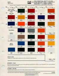 Paint And Or Paint Codes Exterior Cab Accessories And