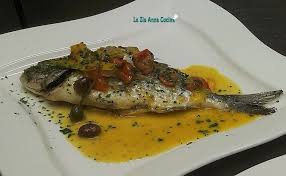 Orata Al Forno Con Pomodorini E Olive La Zia Anna Cucina