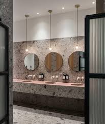 Knows there's no better place to have fun with them than in a restaurant's bathroom. Dubai Design District Gains A New Warehouse Gym Inspired By Underground Fight Clubs Restroom Design Washroom Design Toilet Design