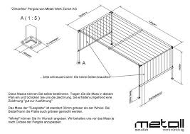 Masszeichnung Pergola Pergola Bausatz Pergola Abdeckung