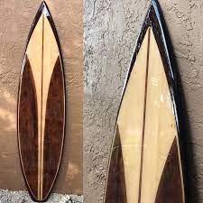 Decorative Wooden Surfboard Surfboard Wall Art Hawaiian Etsy Wooden Surfboard Surfboard Wall Art Surfboard Wall