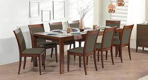 8 seater dining table set. Vanalen 6 To 8 Extendable Dalla 8 Seater Glass Top Dining Table Set Urban Ladder
