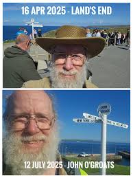 American guy completes Lejog walk in 76 days