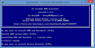 Place it in download folder. Official Tool Windows Adb Fastboot And Drivers 15 Seconds Adb Installer V1 4 3 Xda Forums