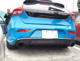 Wata On Instagram Hand Made Parts By Cazes0706 San 1 This Rear Diffuser Was Pasted Carbo Sheet 2 Volvo V40 Logos Were Painted I Volvo V40 Volvo V40
