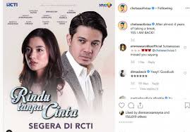 Before downloading you can preview any song by mouse. 4 Tahun Vakum Chelsea Olivia Comeback Lewat Sinetron Rindu Tanpa Cinta Tabloidbintang Com