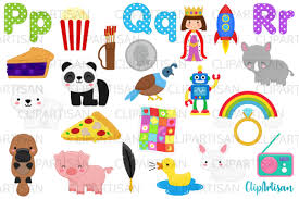 Each letter has a bow on top. Alphabet Clip Art Abc Illustrations Graphic By Clipartisan Creative Fabrica