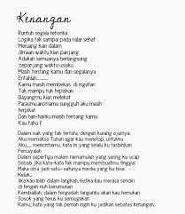 Pin Oleh Knwong Di Quotes Indonesia Puisi Sajak Kutipan