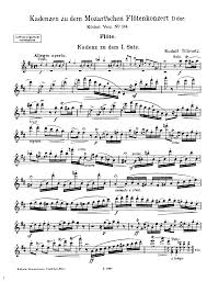 Cadenzas To Mozart Flute Concertos Tillmetz Rudolf Imslp Petrucci Music Library Free Public Domain Sheet Music Sheet Music Pdf Mozart Sheet Music