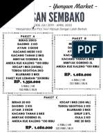 Kaset audio yang dilengkapi bahan tertulis 4. Brosur Paket 2018 2019