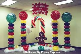 Balloons can be one of the most inexpensive and simple decoration for any party, weddings or holiday celebrations. Candyland Theme Decorations Candyland Decorations Candy Land Birthday Party Candyland Birthday