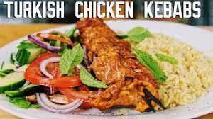 Check spelling or type a new query. Turkish Chicken Kebab Recipe Kebob Tavuk Sis Oven Cooked Chicken Recipes For Dinner Youtube