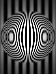 Black And White Optical Illusion Background Op Art Bulging Vertical Stripes Black And White Two Optical Illusions Art Art Optical Illusion Art