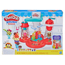 Play Doh Kitchen Creations Ultimate Swirl Ice Cream Maker Set 8 Cans Walmart Com In 2020 Play Doh Kitchen Play Doh Play Food Set