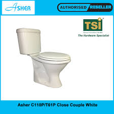 Water closet is a ceramic sanitary ware product which is used as a toilet. Asher C110p T61p Close Couple White