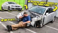 We DESTROYED A Rare Lexus IS-F...Then THREW IT AWAY (Jared's ...