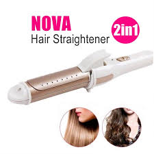 At only rm59, you're getting the benefits of a solid hair straightener with the option to tame frizz and even create defined curls. Malaysia Pelurus Kerinting Rambut Nova 2 In 1 Hair Straightener And Curler