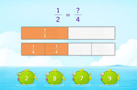 Do some more examples of equivalent fractions and hopefully it'll it'll hit the point home let me erase this why isn't it letting me erase something is okay let me see erase let me just a regular mouse okay good good good sorry for that so. Equivalent Fractions Games For Kids Online Splashlearn