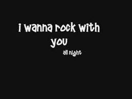 Michael Jackson Rock With You Lyrics Youtube