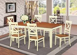 All silverware, glassware, napkins, and other containers (sugar containers, salt and pepper shakers) shall be clean, matching, and in good condition. 7 Pc Formal Dining Room Set Dining Table And 6 Dining Chairs From East West Furniture Accuweather Shop