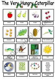 The hungry caterpillar theme by reading mama download the pdf copy. The Very Hungry Caterpillar Vocab Pictionary Esl Worksheet By Lolelozano