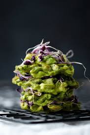 Vegane Spinatwaffeln Mit Avocado Und Sprossen Rezept Waffeln Rezept Rezepte Und Rohkost Rezepte