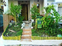 Contoh Gambar Taman Sederhana Taman Indah Rumah Dan Kebun Taman