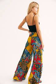 Fp One Aloha Printed Wide Leg Pants Funky Outfits Printed Wide Leg Pants Boho Outfits