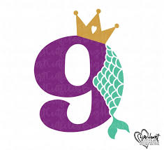 Free Free 69 Mermaid Numbers Svg SVG PNG EPS DXF File