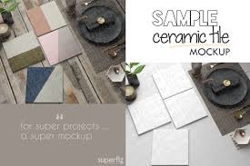 Square Ceramic Tile Mockup Sm92q Mockup Psd Mockup Template Ceramic Tiles