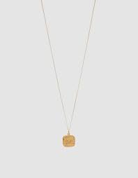 Alighieri Infernal Storm Charm Necklace In Gold Charm Necklace Necklace Gold