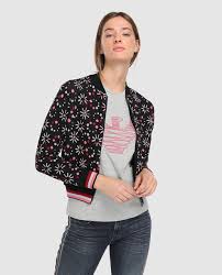 Blouson Bomber Femme Emporio Armani A Imprime Fantaisie Mode El Corte Ingles