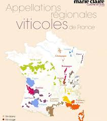 Appellations Des Vins De France Carte Des Vins Vin De France Vins