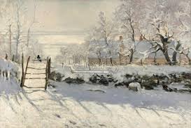 Incluso el nombre de una de las pinturas más famosas de manet, 'almuerzo sobre la hierba, fue prestado por monet, quien dibujó su versión. Cuadro La Urraca De Monet Paisaje De Nieve Con Pajaro