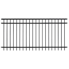 Us Door Fence Pro Series 4 84 Ft H X 7 67 Ft W Black Steel Adjustable Fence Panel Fhf3r92x58us With Images Steel Fence Panels Metal Fence Panels Fence Panels