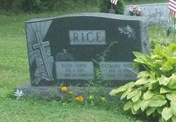 Budd Leroy Rice (1929-1989)