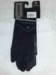Heritage Ultralite Equestrian Riding Gloves Size 8 Womens Black