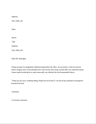 Www Leave Letter Format Com Copy Maternity Leave Letter Template ...