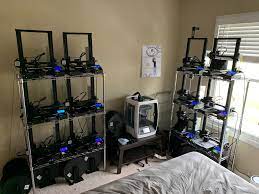 Starting a 3d printing business? I Just Finished Setting Up My New Racks I Have 13 3d Printers Mostly Ender 3s 3dprinting