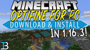 How To Download Install Optifine In Minecraft 1 16 3 Youtube